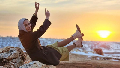 Fidan'dan yoga şov!