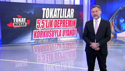 Tokatlılar 5,5'lik depremin korkusuyla uyandılar