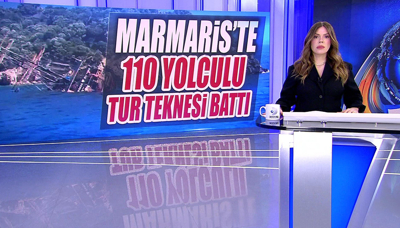 Marmaris'te 110 yolculu tur teknesi battı!