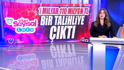 1 Milyar 110 Milyon ₺ bir talihliye çıktı