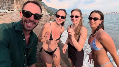 Positano'nun misafirleri