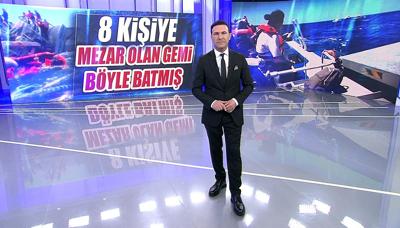 8 kişiye mezar olan gemi böyle batmış!