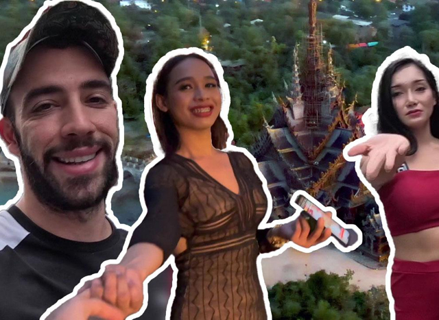 Tayland'da kızlar önünü kesti!