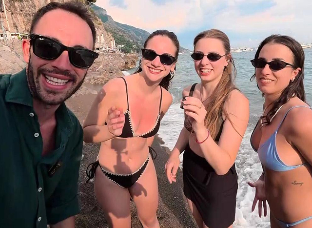Positano'nun misafirleri