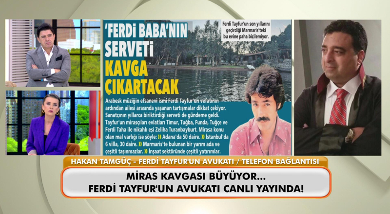 Ferdi Tayfur'un avukatından çarpıcı "Miras" açıklamaları!