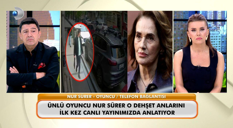 Ünlü sanatçı Nur Sürer, Şişli'deki o dehşet anlarını "Neler Oluyor Hayatta"da anlattı!