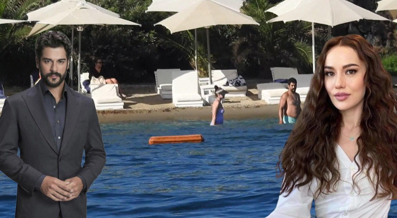 Burak Özçivit ve Fahriye Evcen'in deniz sefası!