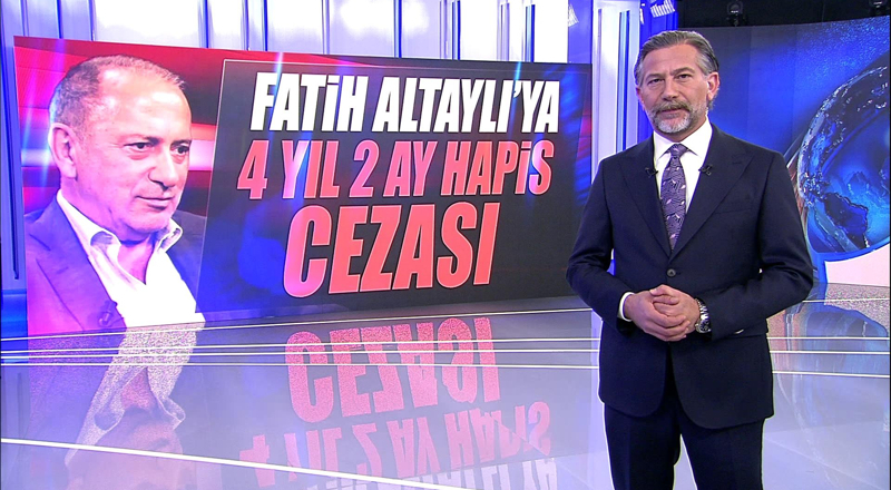 Fatih Altaylı'ya 4 yıl 2 ay hapis cezası