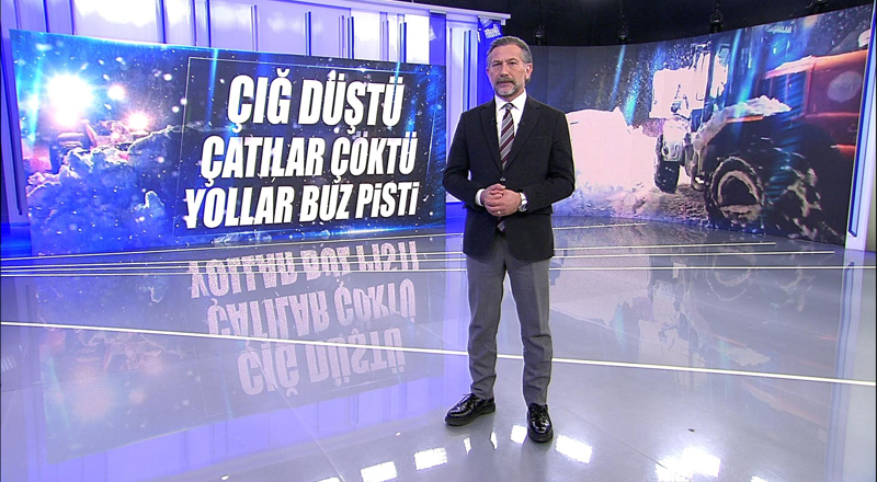 Çığ düştü, çatılar çöktü, yollar buz pisti