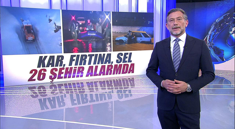 Kar, fırtına, sel... 26 şehir alarmda!