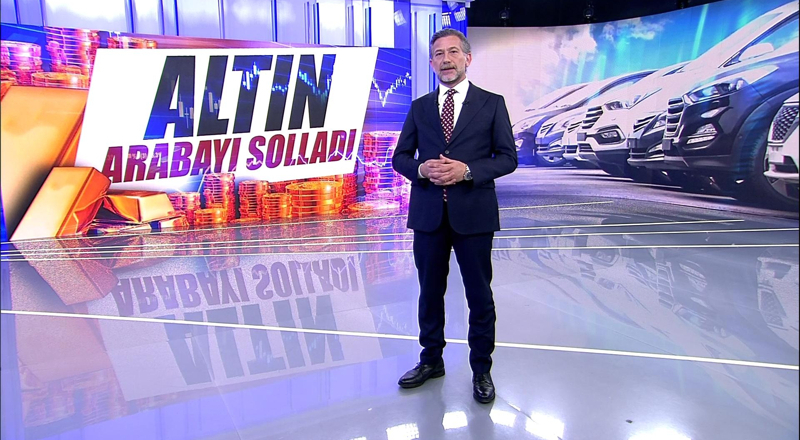 Altın, arabayı solladı!