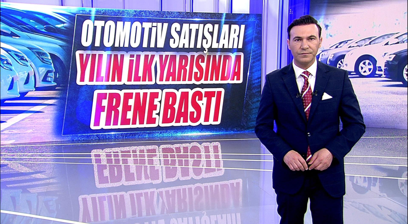 Otomotiv satışları yılın ilk yarısında frene bastı