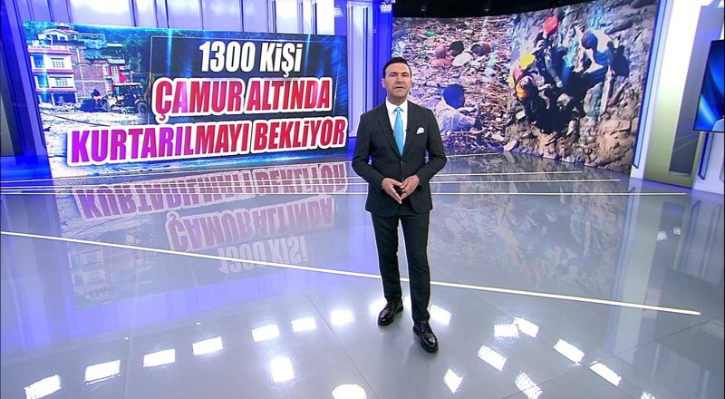 1300 kişi çamur altında kurtarılmayı bekliyor