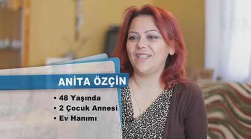 Anita Özçin'in teşekkür mektubu