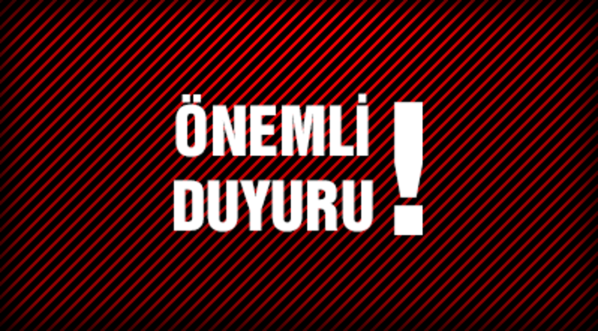 Yarışma başvuruları için önemli duyuru