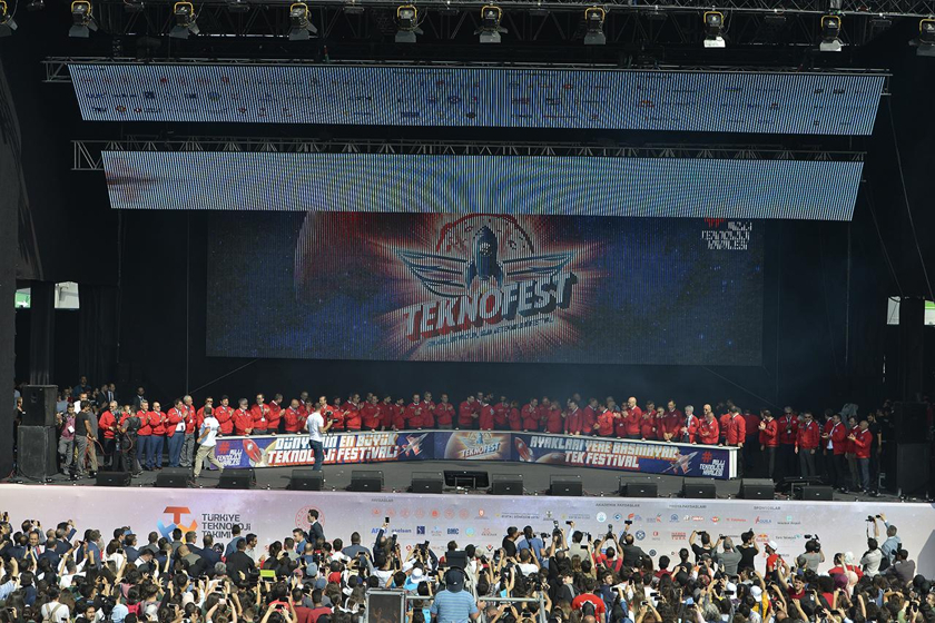 Ayakları yere basmayan tek festival Teknofest başladı!