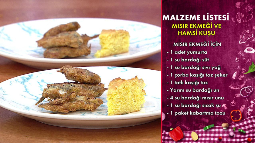 Gelinim Mutfakta - Mısır Ekmeği ve Hamsi Kuşu Tarifi