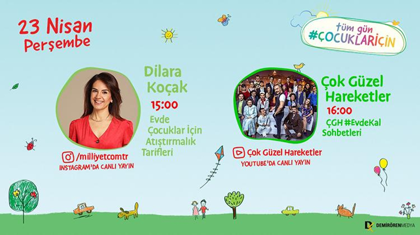 Demirören Medya Online Çocuk Şenliği 23 Nisan’a neşe katacak!