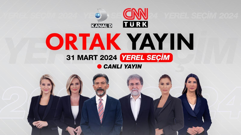 “Seçim Özel 2024” CNN TÜRK ve Kanal D ortak yayını ile ekrana geliyor!