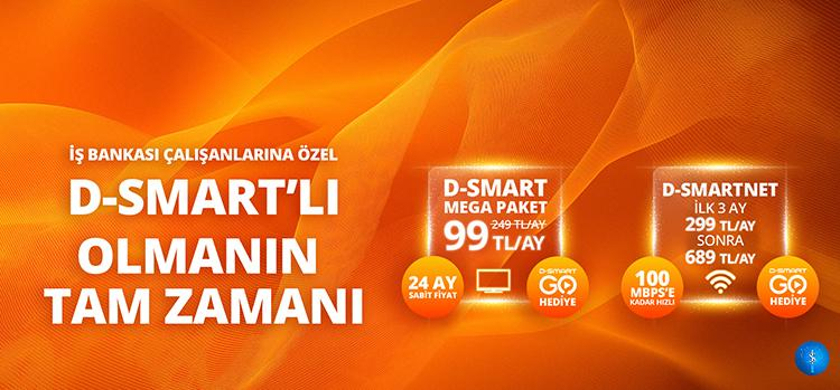 D-Smart'tan "İş Ailem'e Özel" iki kampanya!