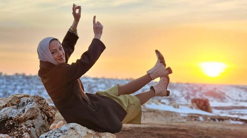 Fidan'dan yoga şov!