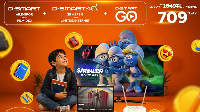 D-Smart'tan "Okula Dönüş" kampanyası!